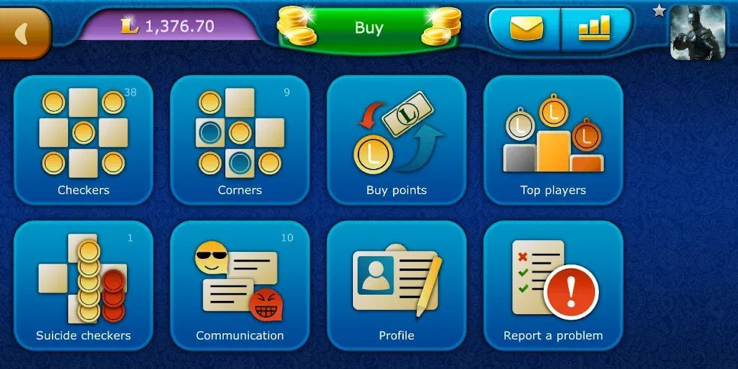 Checkers LiveGames online [MOD: игра без рекламы и все функции открыты] Screenshot 5