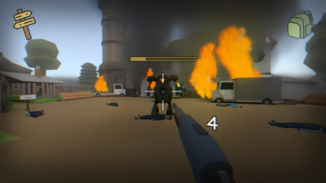 Bunker 23 - Action Adventure [MOD: безлимитные ресурсы и оружие] Screenshot 1