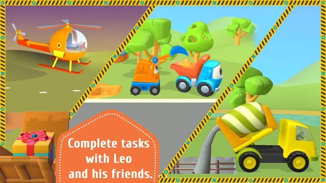 Leo and Сars: games for kids [MOD: открыты все машины и уровни] Screenshot 3