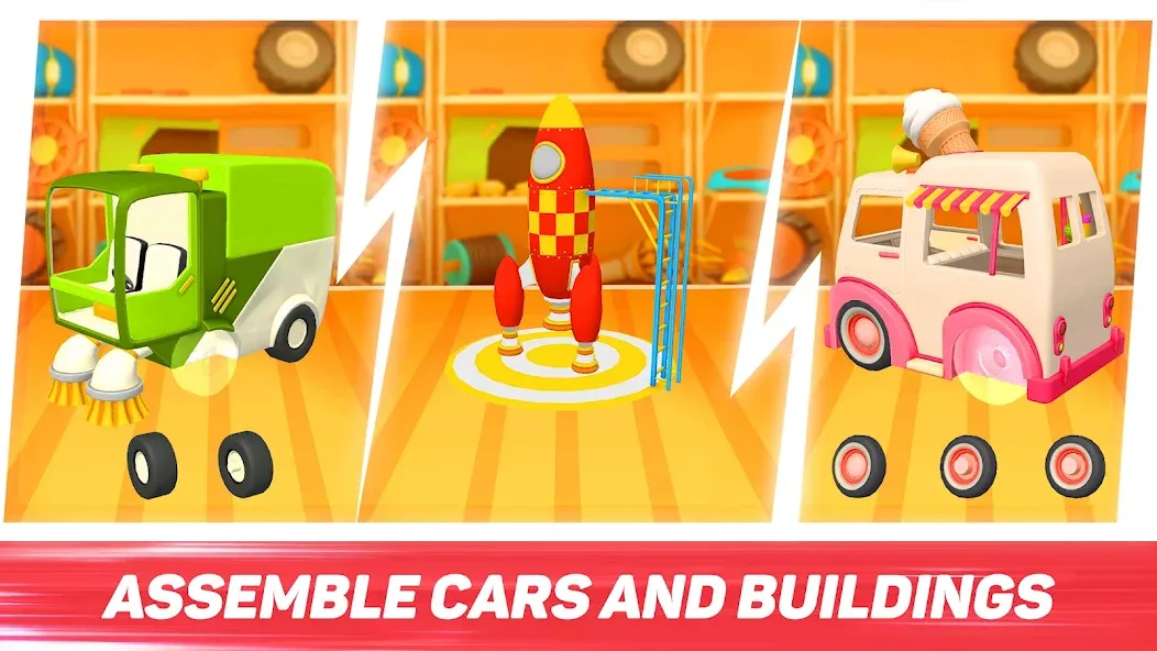 Leo Runner: car games for kids [MOD: безлимитные деньги и все машины открыты] Screenshot 2