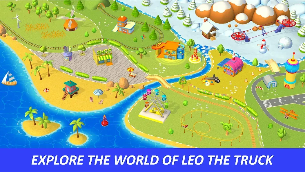 Leo's World: toddler adventure [MOD: открыты все уровни и персонажи] Screenshot 1