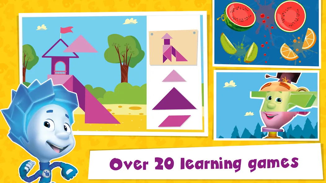 The Fixies Math Learning Games [MOD: разблокированы все математические игры] Screenshot 1