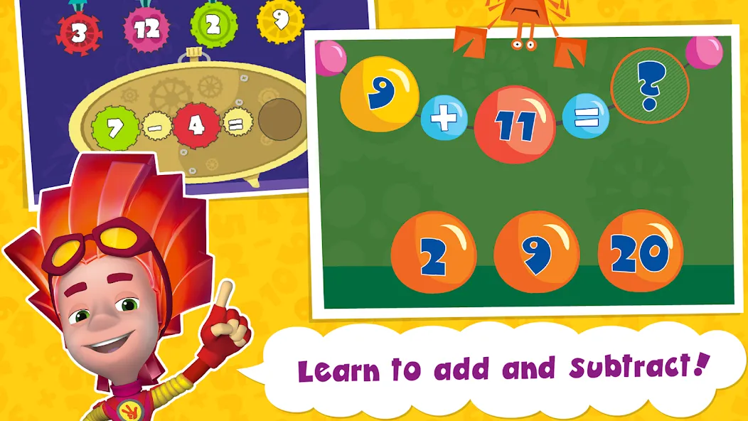The Fixies Math Learning Games [MOD: разблокированы все математические игры] Screenshot 2