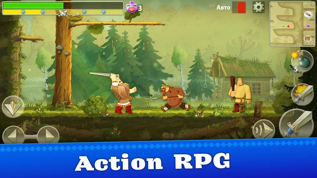Heroes Adventure: Action RPG [MOD: безлимитные ресурсы и усиленные герои] Screenshot 1