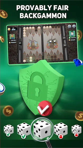 Backgammon Tournament [MOD: безлимитные монеты и все уровни] Screenshot 5