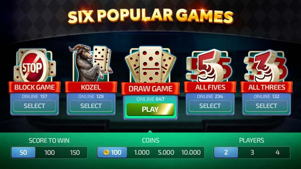Domino - Dominos online game [MOD: без рекламы и бесконечные монеты] Screenshot 3