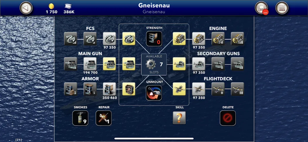 Navy Field: Online Sea Battles [MOD: безлимитные ресурсы и усиленный флот] Screenshot 3
