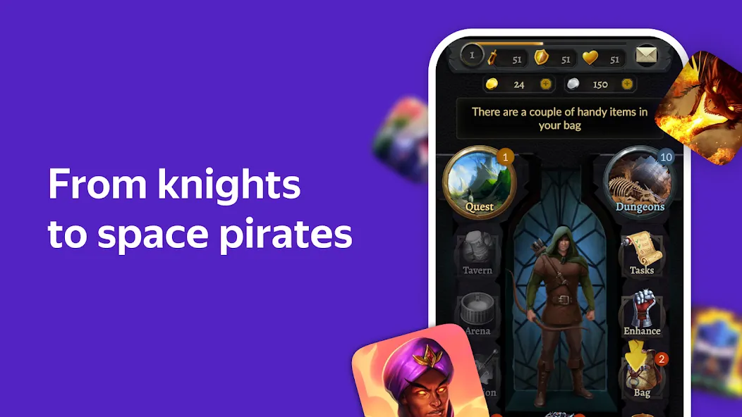 Yandex Games RPG and Role [MOD: ролевые приключения без ограничений] Screenshot 4
