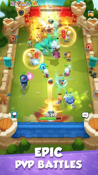 Rush Arena: PvP Tower Defense [MOD: безлимитные деньги и усиленные башни] Screenshot 1