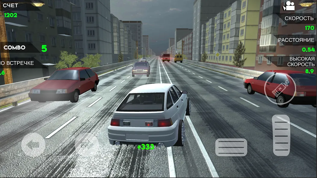 Turbo VAZ: Traffic Racer [MOD: безлимитные деньги и топливо] Screenshot 5