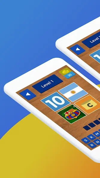 4 Pics 1 Footballer [MOD: без рекламы и все футболисты открыты] Screenshot 1