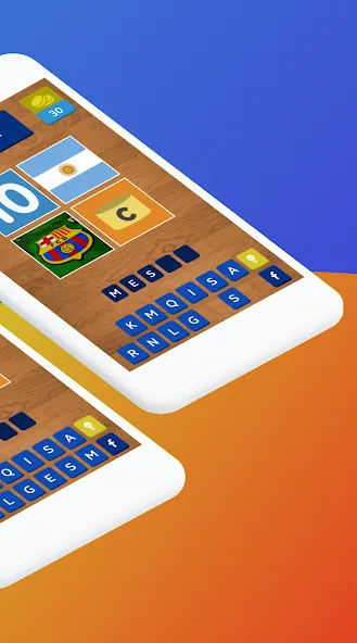 4 Pics 1 Footballer [MOD: без рекламы и все футболисты открыты] Screenshot 2