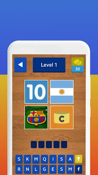 4 Pics 1 Footballer [MOD: без рекламы и все футболисты открыты] Screenshot 3