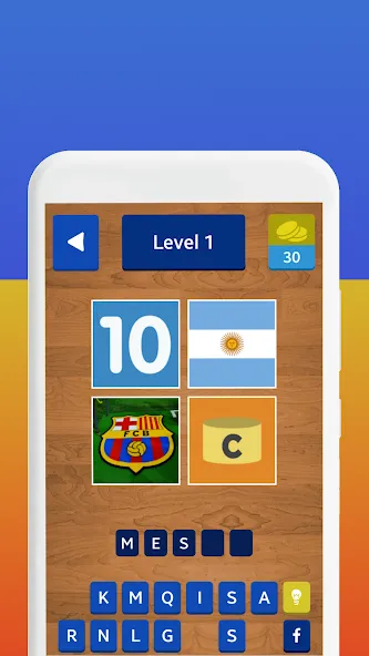 4 Pics 1 Footballer [MOD: без рекламы и все футболисты открыты] Screenshot 4