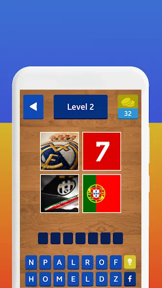 4 Pics 1 Footballer [MOD: без рекламы и все футболисты открыты] Screenshot 5