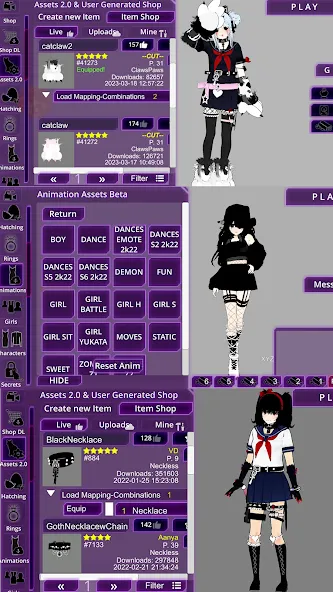 SchoolGirl AI 3D Anime Sandbox [MOD: открыты все возможности игры] Screenshot 4