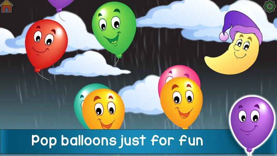 Kids Balloon Pop Game [MOD: яркие воздушные шарики и весёлая игра] Screenshot 2