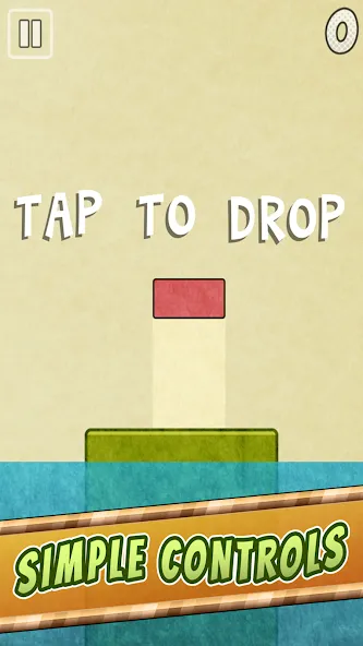 Drop Stack Block Stacking Game [MOD: без рекламы и бесконечные блоки] Screenshot 3