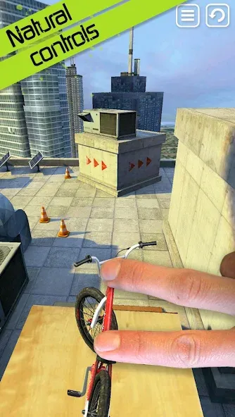 Touchgrind BMX [MOD: открыты все велосипеды и трассы] Screenshot 1
