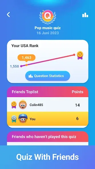 QuizDuel! Quiz &amp; Trivia Game [MOD: безлимитные подсказки и монеты] Screenshot 5