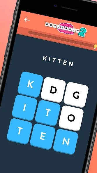 WordBrain 2 - word puzzle game [MOD: безлимитные подсказки и открыты уровни] Screenshot 1