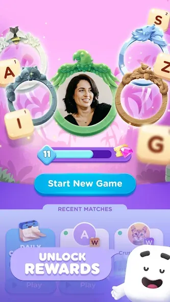 Wordzee! - Social Word Game [MOD: безлимитные подсказки и бонусы] Screenshot 4