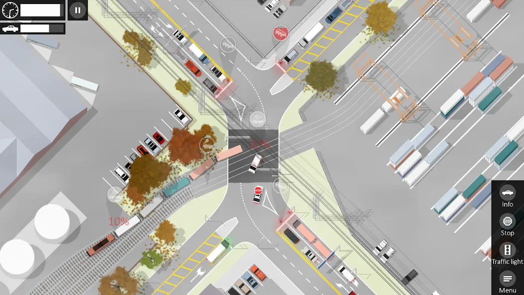Intersection Controller [MOD: безлимитные деньги и всё разблокировано] Screenshot 1