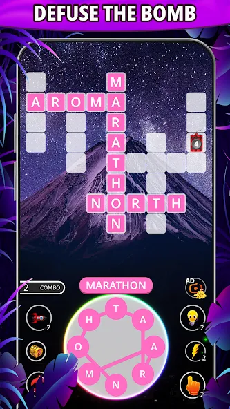 Word connect: word search game [MOD: безлимитные подсказки и монеты] Screenshot 4