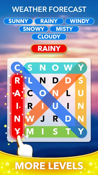 Word Heaps Search - Word Games [MOD: без рекламы и подсказки доступны] Screenshot 5