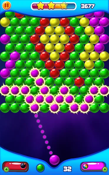 Bubble Shooter 2 [MOD: безлимитные монеты и жизни] Screenshot 4