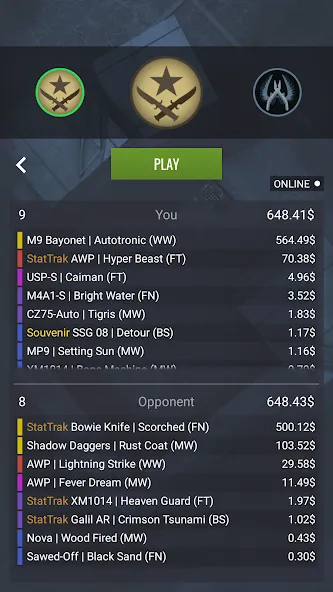 Case Simulator Ultimate CS 2 [MOD: безлимитные деньги и редкие скины] Screenshot 4