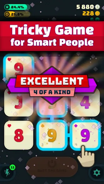 Merge Poker [MOD: безлимитные фишки и все бонусы] Screenshot 1