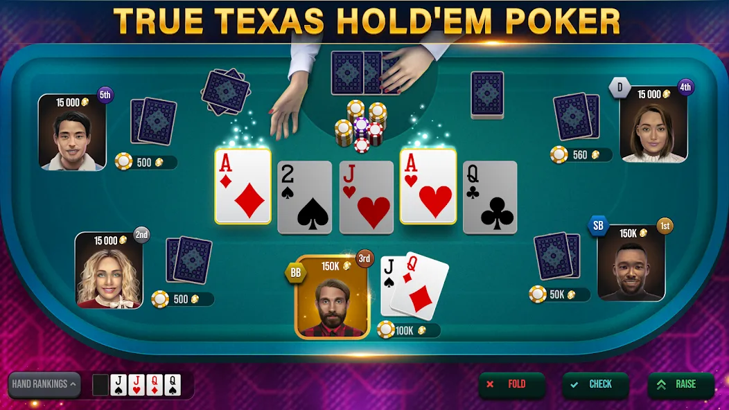 Poker Tour: Texas Holdem World [MOD: безлимитные фишки и все турниры] Screenshot 1