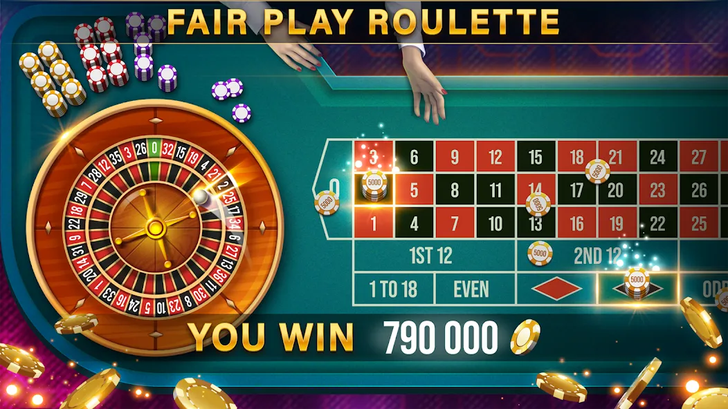 Roulette All Star: Casino Game [MOD: безлимитные фишки и открыты все столы] Screenshot 1
