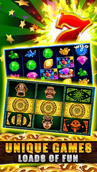 Golden Slots: Casino games [MOD: безлимитные монеты и джекпоты] Screenshot 1