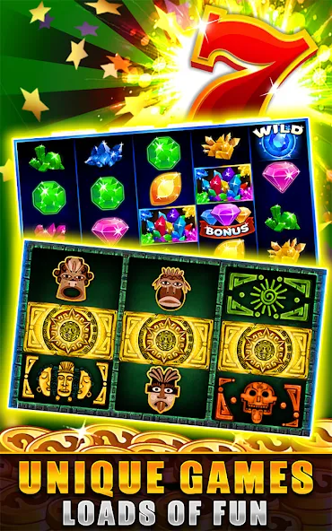 Golden Slots: Casino games [MOD: безлимитные монеты и джекпоты] Screenshot 4