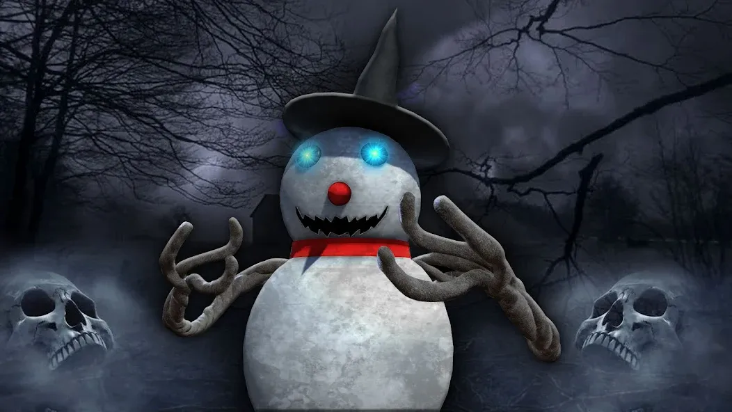Evil Scary Snowman  Games 3d [MOD: безлимитные монеты и открытые уровни] Screenshot 1