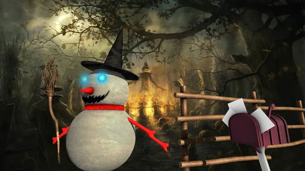 Evil Scary Snowman  Games 3d [MOD: безлимитные монеты и открытые уровни] Screenshot 2