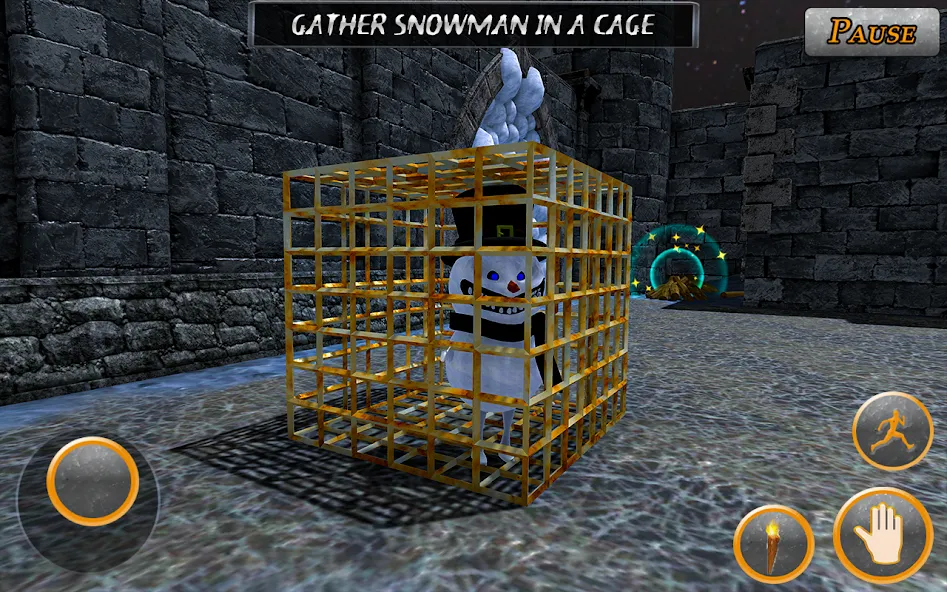 Evil Scary Snowman  Games 3d [MOD: безлимитные монеты и открытые уровни] Screenshot 3