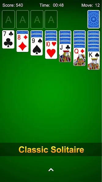 Solitaire - Classic Card Game [MOD: безлимитные подсказки и отмены ходов] Screenshot 2