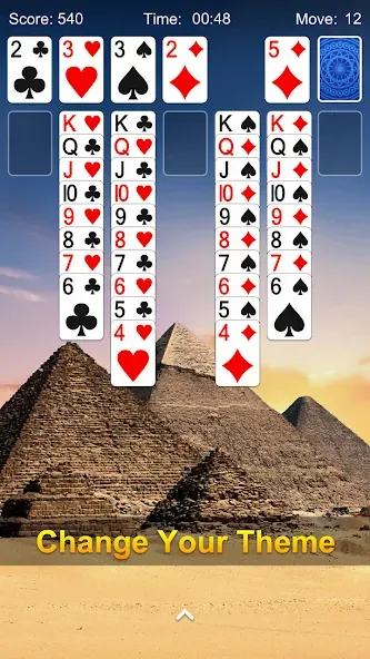 Solitaire - Classic Card Game [MOD: безлимитные подсказки и отмены ходов] Screenshot 4