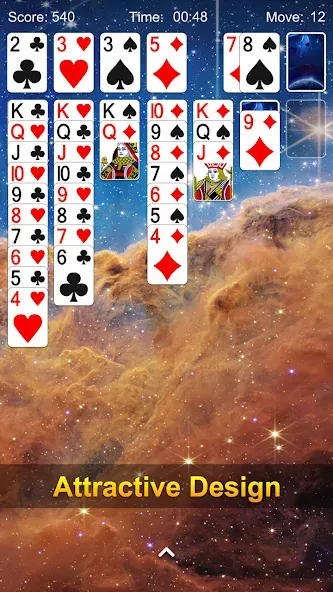 Solitaire - Classic Card Game [MOD: безлимитные подсказки и отмены ходов] Screenshot 5