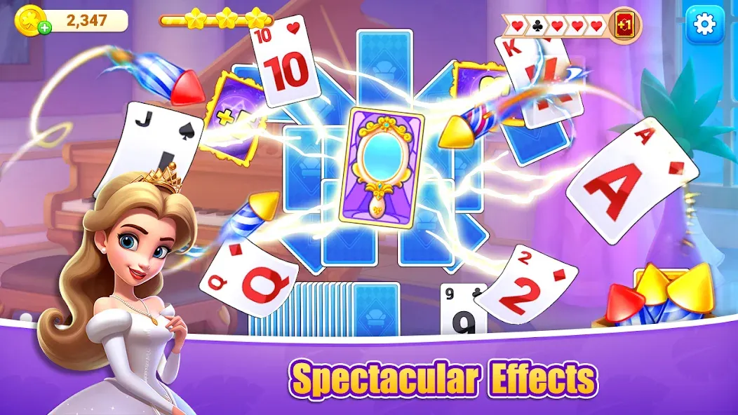Solitaire Farm [MOD: безлимитные монеты и подсказки] Screenshot 1