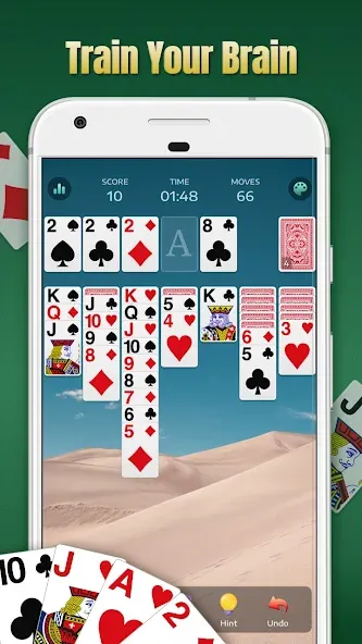 Solitaire - Classic Card Games [MOD: безлимитные подсказки и отмены] Screenshot 4