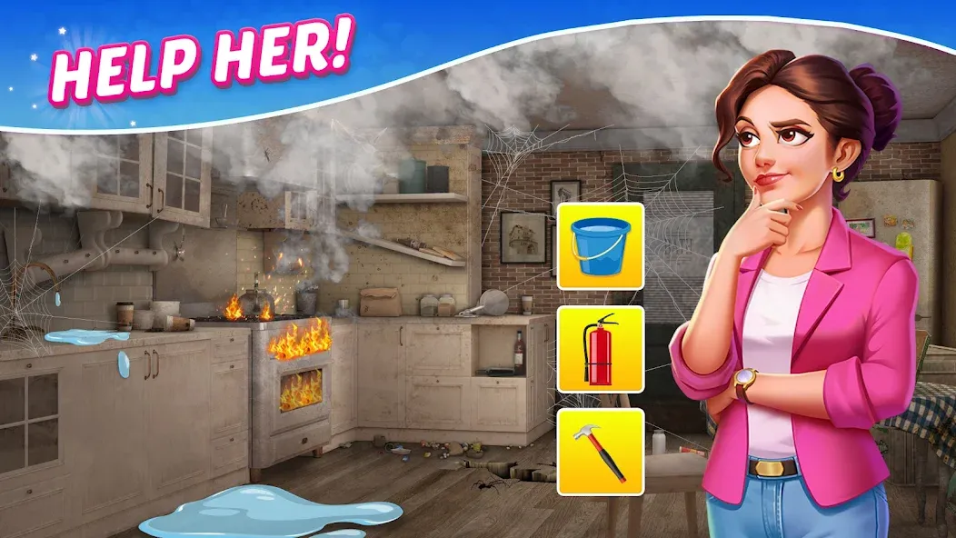 Solitaire Dream Decor [MOD: безлимитные монеты и все декорации] Screenshot 1