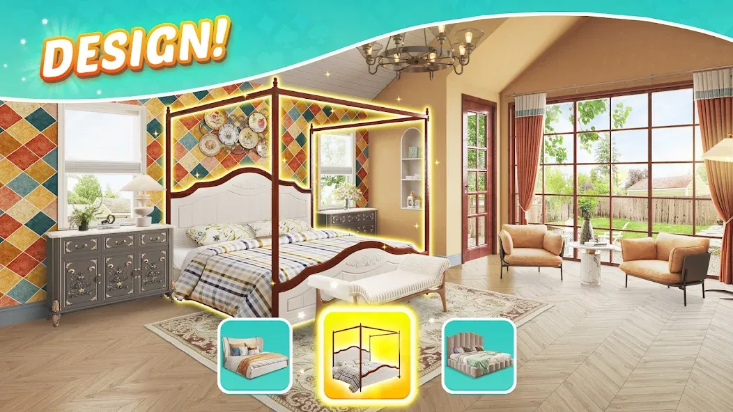 Solitaire Dream Decor [MOD: безлимитные монеты и все декорации] Screenshot 4