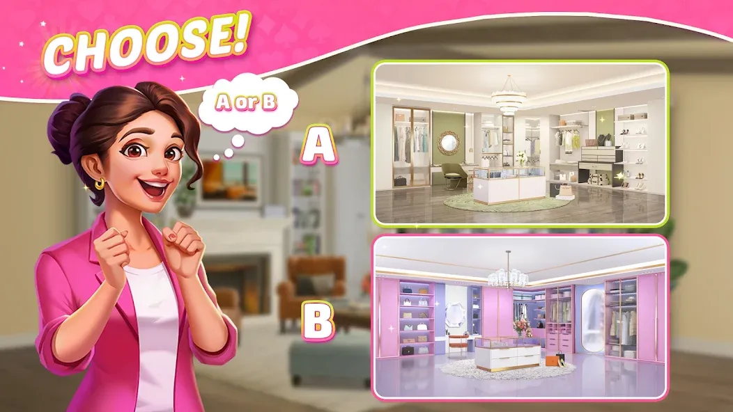 Solitaire Dream Decor [MOD: безлимитные монеты и все декорации] Screenshot 5