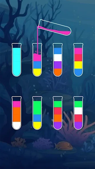SortPuz™: Water Sort Puzzle [MOD: без рекламы и все уровни открыты] Screenshot 2