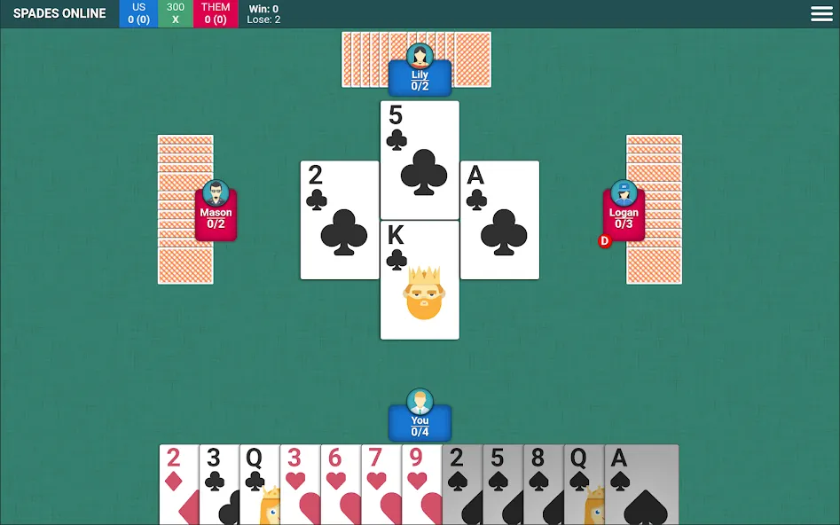 Spades Card Game [MOD: без рекламы и много монет] Screenshot 5