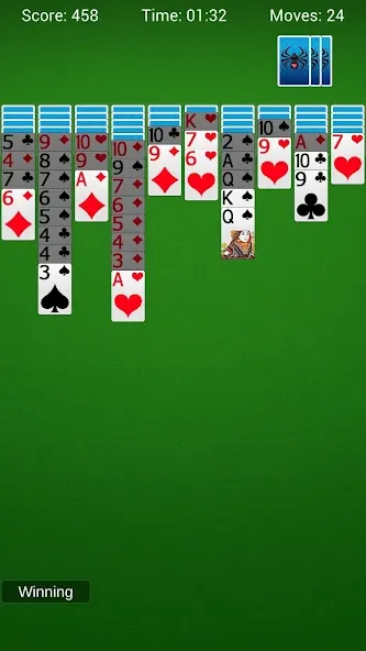 Spider Solitaire - Card Games [MOD: без рекламы и все масти открыты] Screenshot 3